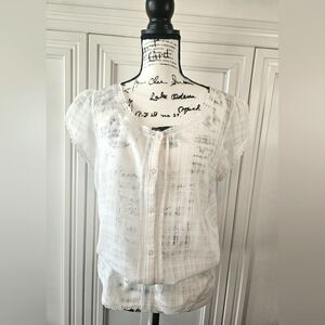 Loft white blouse